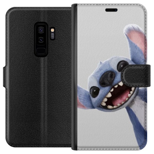 Samsung Galaxy S9+ Tegnebogsetui Stitch i fart - Kawaii-design