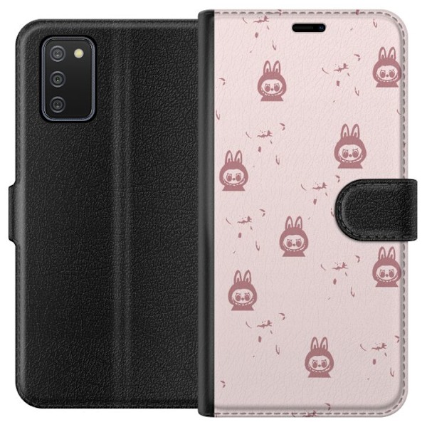 Samsung Galaxy A02s Lompakkokotelo Labubu Neon Pop - Neonväri