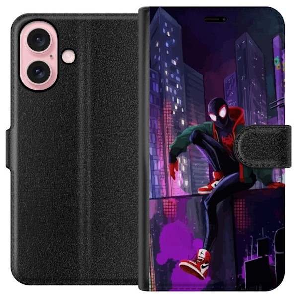 Apple iPhone 16 Lommeboketui Fortnite - Spider-Man