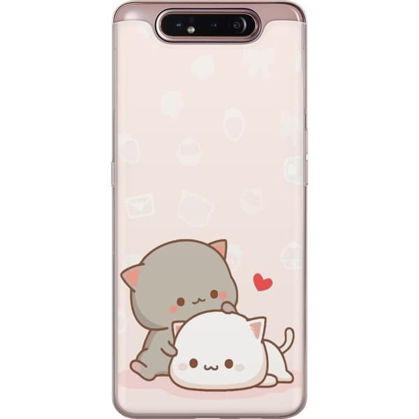 Kompatibelt Mobildeksel til Samsung Galaxy A80 Kawaii