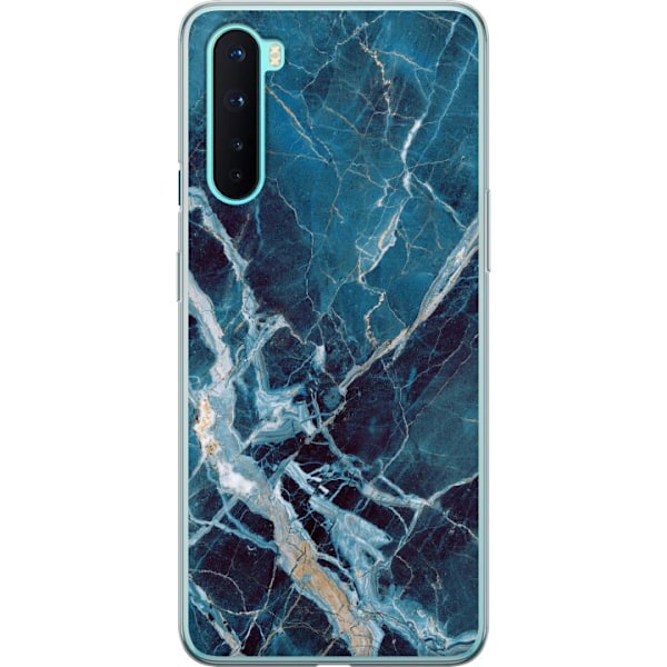OnePlus Nord Läpinäkyvä kuori Marmori
