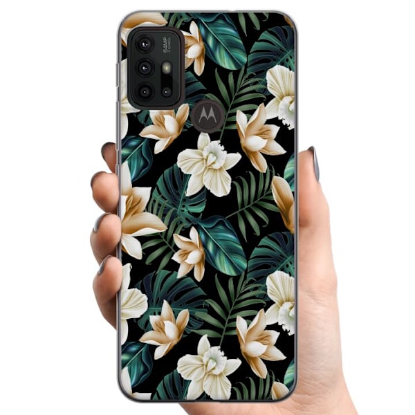 Motorola Moto G30 TPU Mobildeksel Blomster