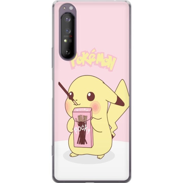 Sony Xperia 1 II Läpinäkyvä kuori Pokemon