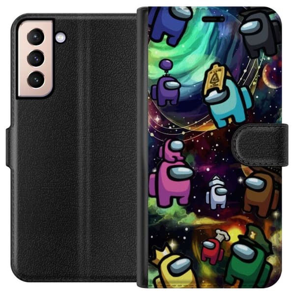 Kompatibelt Plånboksfodral till Samsung Galaxy S21 Among Us
