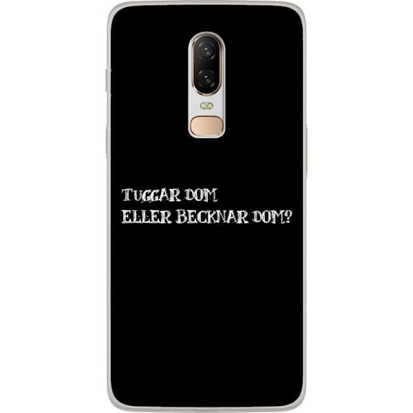 OnePlus 6 Gennemsigtig cover TUGGAR DOM