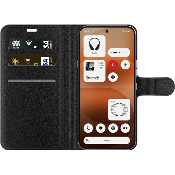 Kompatibel Tegnebogsetui til Nothing Phone 4a Pro Färgglada svordomar sort