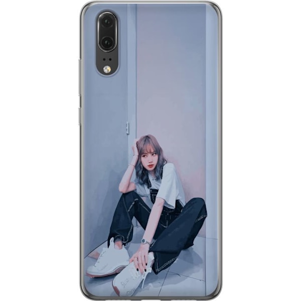 Huawei P20 Läpinäkyvä kuori Lisa from Blackpink – K-pop Style Icon