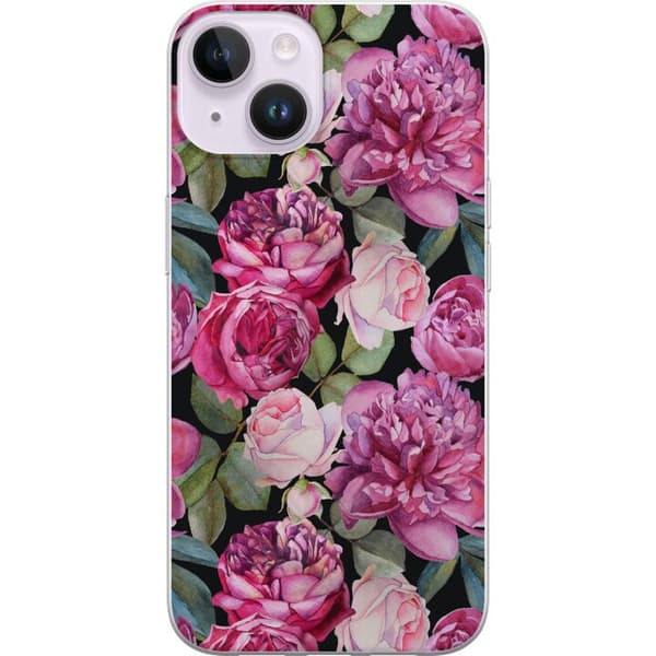 Kompatibelt Mobildeksel til Apple iPhone 14 Blomster