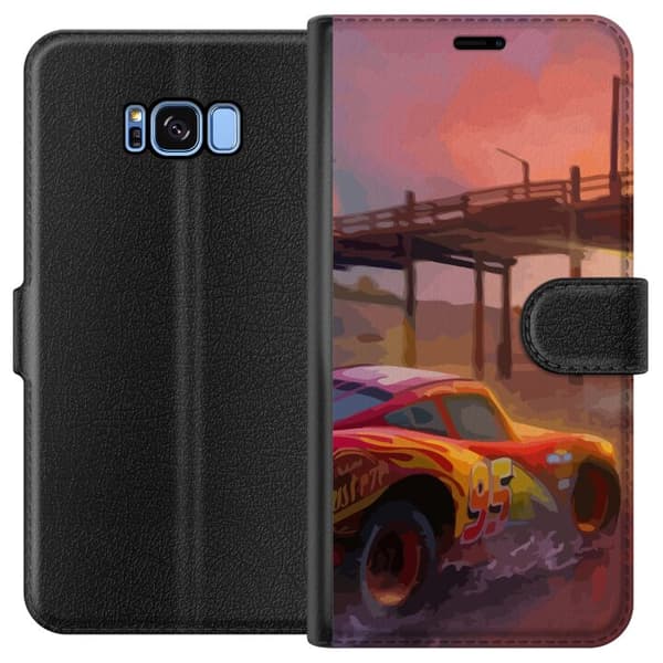 Kompatibelt Plånboksfodral till Samsung Galaxy S8 Blixten McQueen