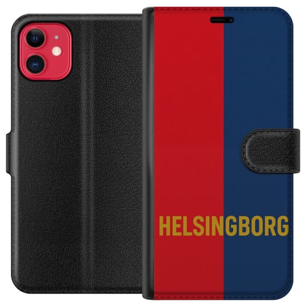 Kompatibel Tegnebogsetui til Apple iPhone 11 Helsingborg – fodbold