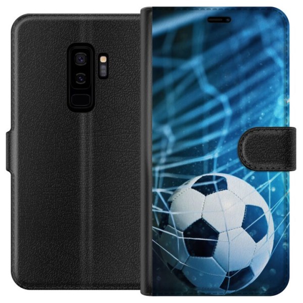 Samsung Galaxy S9+ Tegnebogsetui Fodbold