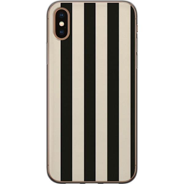 Apple iPhone XS Genomskinligt Skal Line Flow