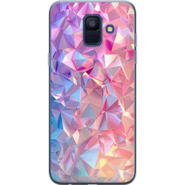 Samsung Galaxy A6 (2018) Genomskinligt Skal Dimensional Fantas