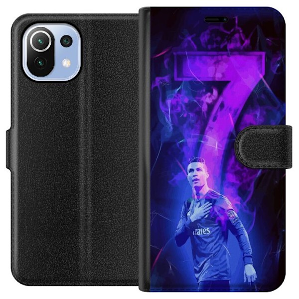 Xiaomi Mi 11 Lite Tegnebogsetui Ronaldo 7 - Fodboldlegende i H