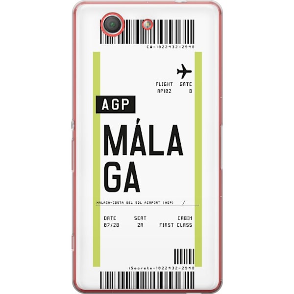 Sony Xperia Z3 Compact Gennemsigtig cover Malaga