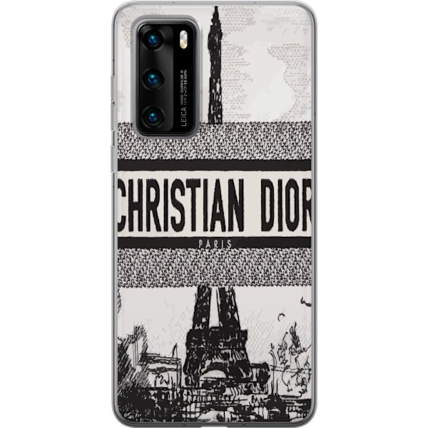 Huawei P40 Läpinäkyvä kuori Christian Dior