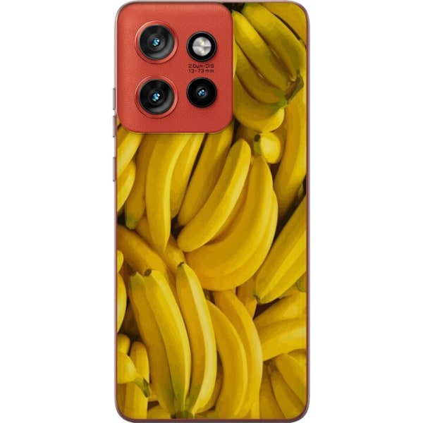 Motorola Edge 50 Neo Genomskinligt Skal Banana Pattern – lek