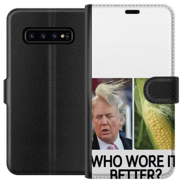 Samsung Galaxy S10 Plånboksfodral Trump