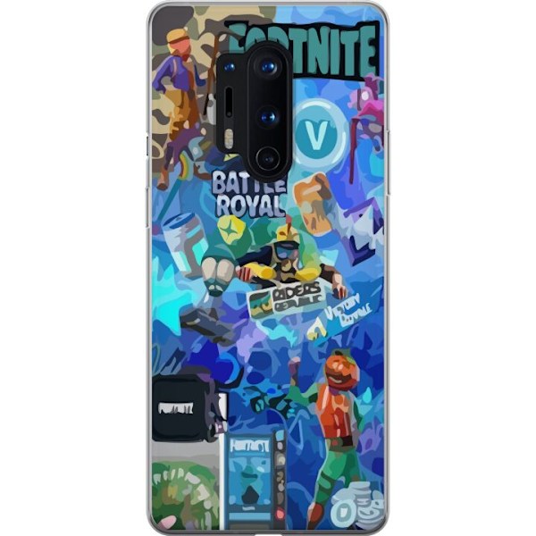 OnePlus 8 Pro Läpinäkyvä kuori Fortnite