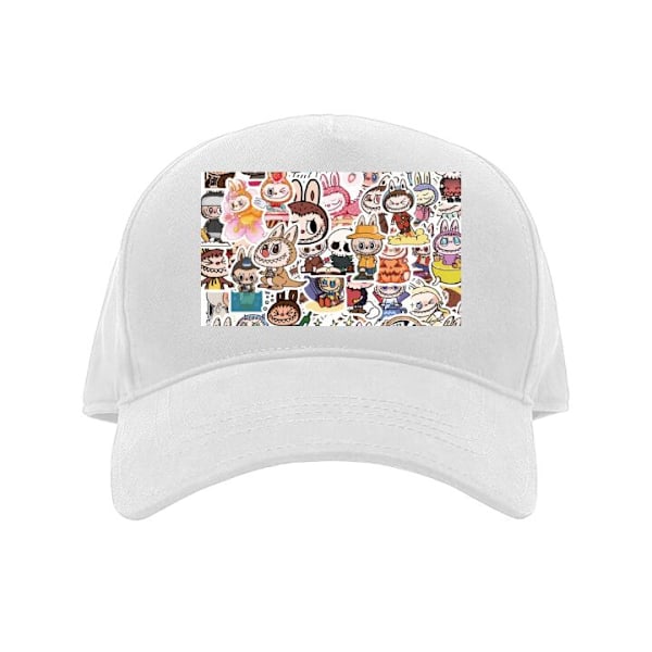 Caps for Barn | Komfortabel Justerbar Barn-Caps Labubu All-Sta hvit Barn