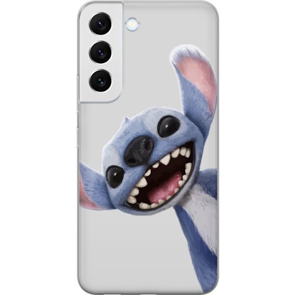 Samsung Galaxy S22+ 5G Genomskinligt Skal Stitch i Fart – Kawaii Design för Fans & Barn