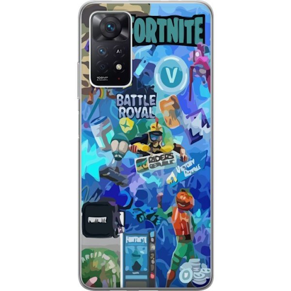 Xiaomi Redmi Note 11 Pro 5G Läpinäkyvä kuori Fortnite