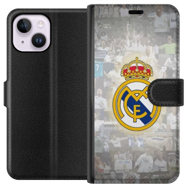 Apple iPhone 15 Plus Lompakkokotelo Real Madrid