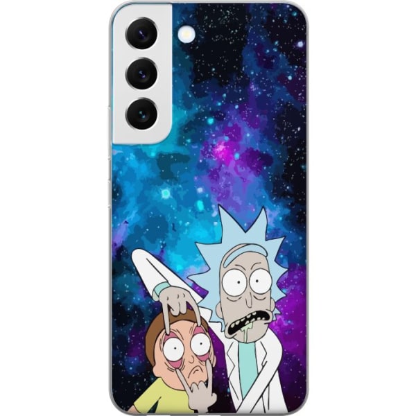 Samsung Galaxy S22+ 5G Genomskinligt Skal Rick and Morty