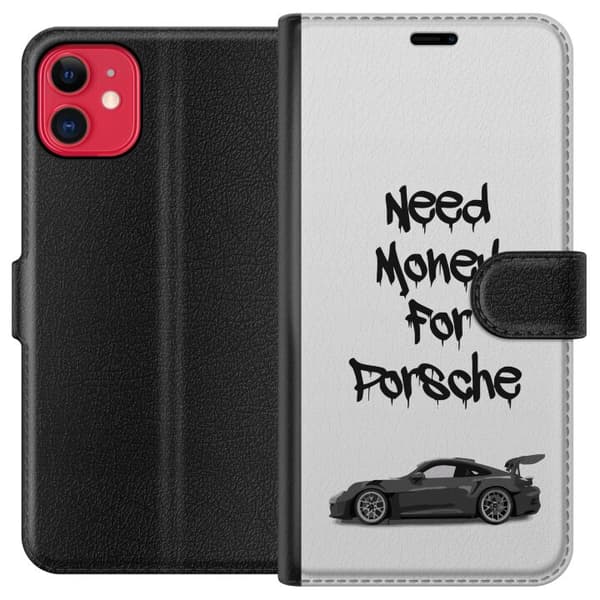 Kompatibel Tegnebogsetui til Apple iPhone 11 Porsche