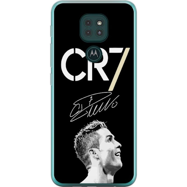 Motorola Moto G9 Play Gennemsigtig cover CR7 Ronaldo