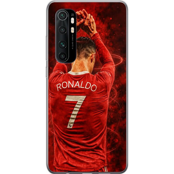 Xiaomi Mi Note 10 Lite Läpinäkyvä kuori Ronaldo