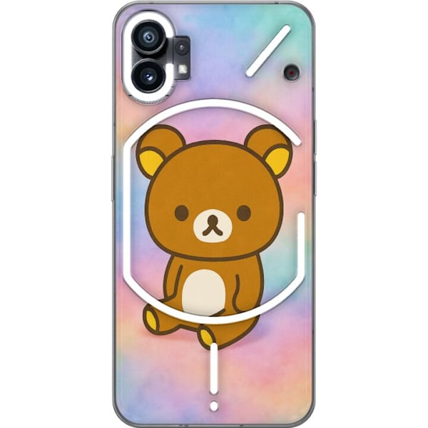 Nothing Phone (1) Gjennomsiktig deksel Kawaii Sanrio Rilakkuma