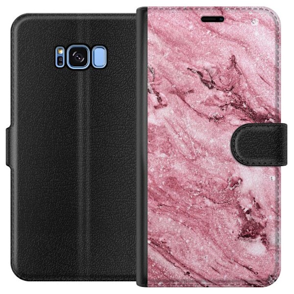 Samsung Galaxy S8 Lommeboketui Glitrer Marmor