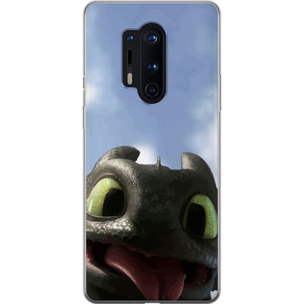 OnePlus 8 Pro Läpinäkyvä kuori Kuinka kouluttaa lohikäärmeesi