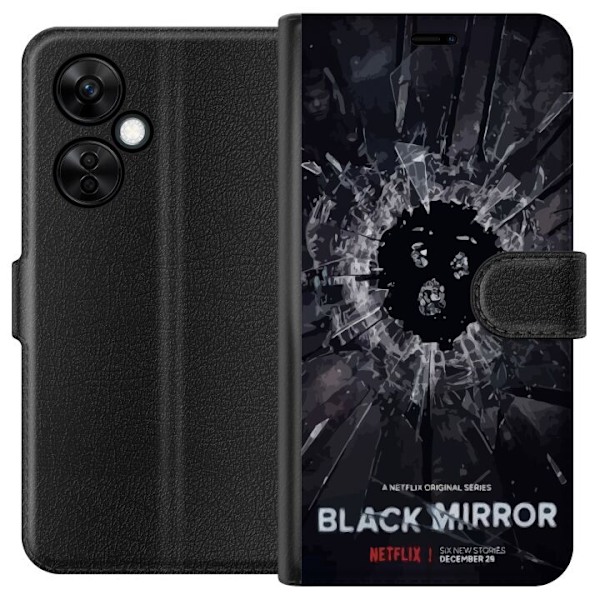 OnePlus Nord CE3 Lompakkokotelo Black Mirror Sci-Fi Netflix -s