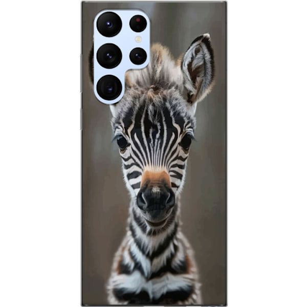 Samsung Galaxy S22 Ultra 5G Genomskinligt Skal Giraff Djurmotiv Afrika Natur Grafiskt Motiv Savann Vilda Djur Populär Väggkonst Exotiskt Tema