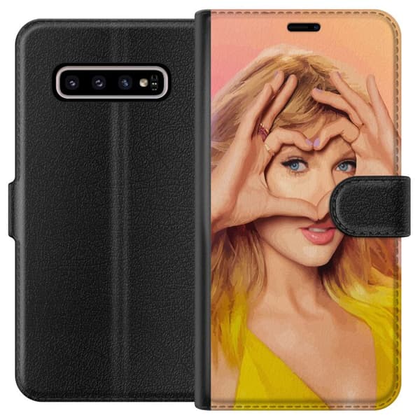 Kompatibelt Lommeboketui til Samsung Galaxy S10+ Taylor Swift