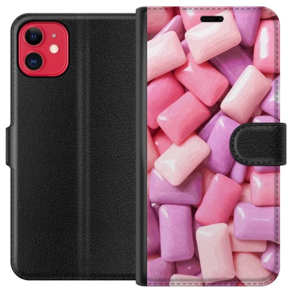 Kompatibel Tegnebogsetui til Apple iPhone 11 Tyggegummi