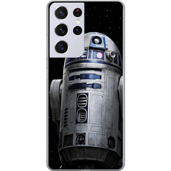 Samsung Galaxy S21 Ultra 5G Genomskinligt Skal R2D2 Star Wars