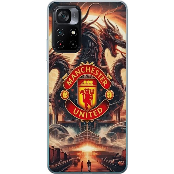 Xiaomi Poco M4 Pro 5G Gjennomsiktig deksel Manchester United