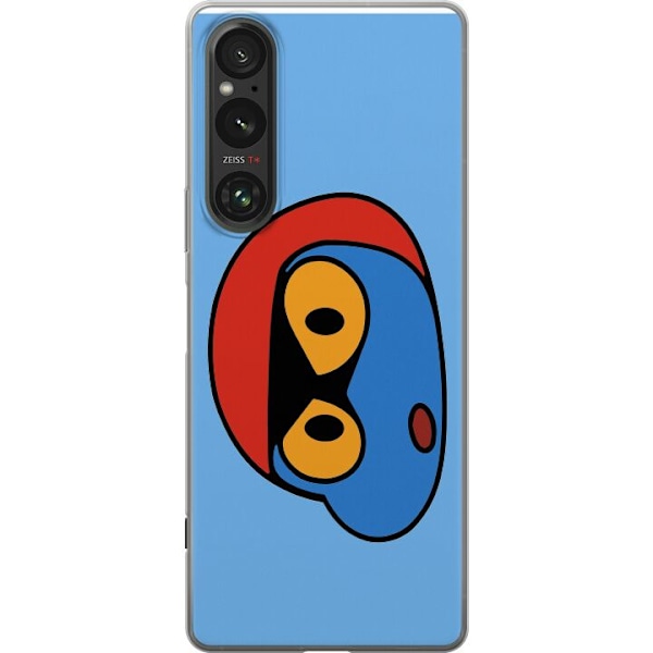 Sony Xperia 1 V Gjennomsiktig deksel Bold Bot Head