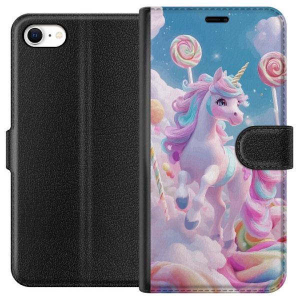 Apple iPhone 6 Lompakkokotelo Yksisarvinen Candy Pastel Kawaii Suunnittelu Söpö Suosittu Väri Graafinen Trendi Lapsen Teema Fantasia Taide