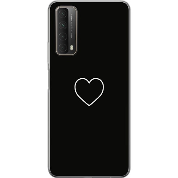 Huawei P smart 2021 Läpinäkyvä kuori Sydän