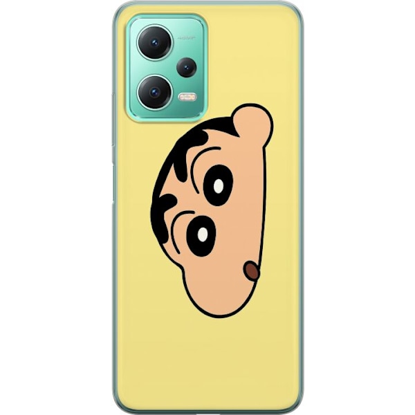 Xiaomi Redmi Note 12 Läpinäkyvä kuori Peeking Shinchan