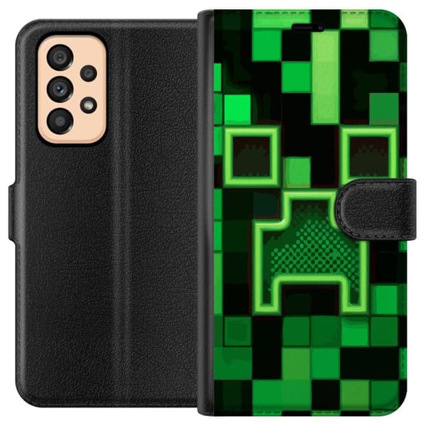 Kompatibelt Plånboksfodral till Samsung Galaxy A53 5G Minecraft