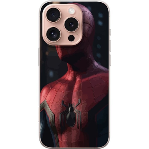 Apple iPhone 16 Pro Läpinäkyvä kuori Spiderman