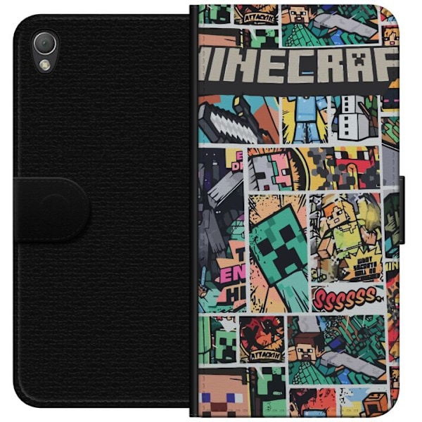 Sony Xperia Z3 Plånboksfodral Minecraft Art
