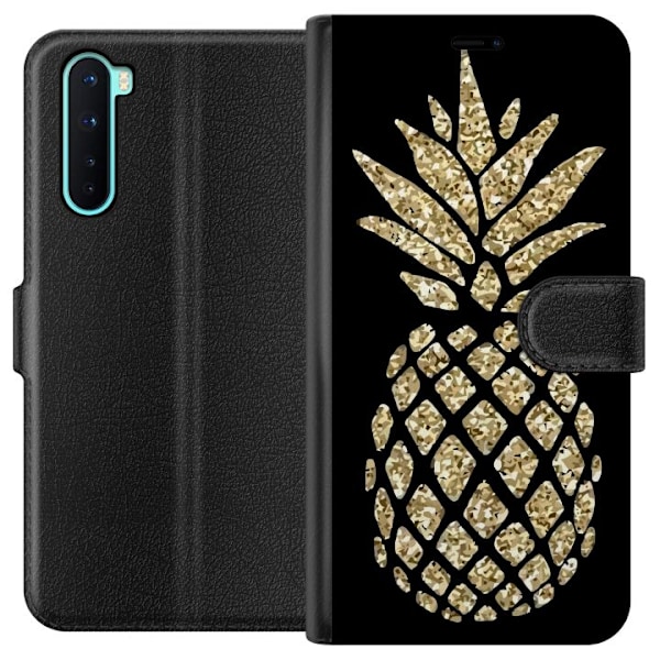 OnePlus Nord Lommeboketui Ananas