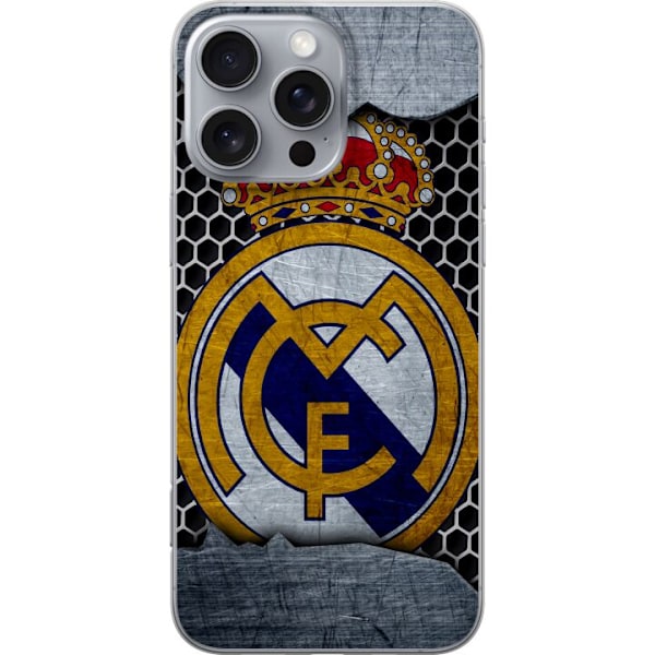 Apple iPhone 16 Pro Max Gennemsigtig cover Real Madrid