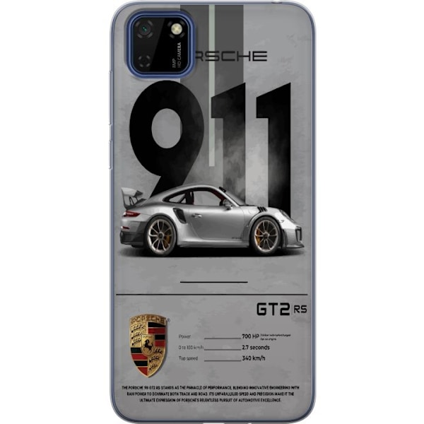 Huawei Y5p Gennemsigtig cover Porsche 911